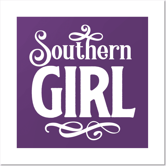 Southern Girl Wall Art by thechicgeek